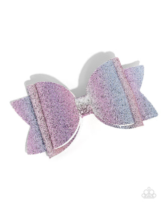 Rainbow Reverie - Multi - Glittery Paparazzi Hair Bow