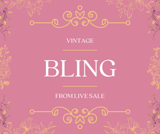 Vintage Bling Item (LIVE SALE)