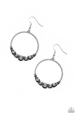 Self-Made Millionaire Silver Paparazzi Earrings