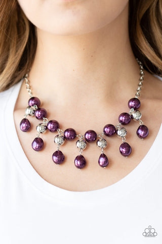 Queen of the Gala Purple Paparazzi Necklace