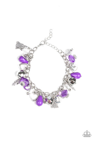 Charmingly Romantic Purple Paparazzi Bracelet