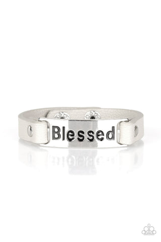 Count Your Blessings Silver Paparazzi Bracelet