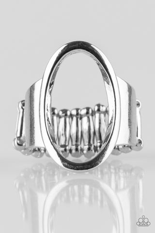 A One- Up Silver Paparazzi Ring