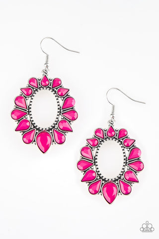 Fashionista Flavor Pink Paparazzi Earrings
