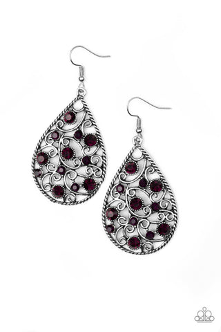Certainly Courtier Purple Paparazzi Earrings