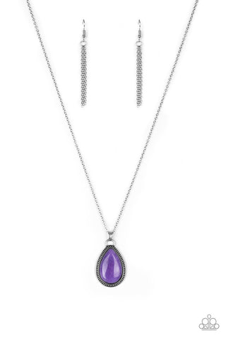 On the Home FRONTIER Purple Paparazzi Necklace