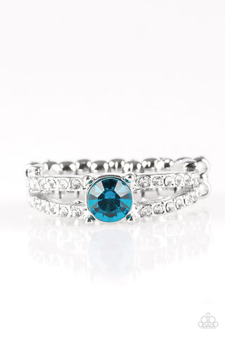 Dream Sparkle Blue Paparazzi Ring