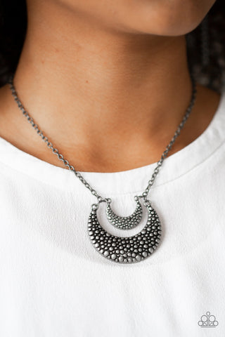 Get Well MOON Silver Paparazzi Necklace