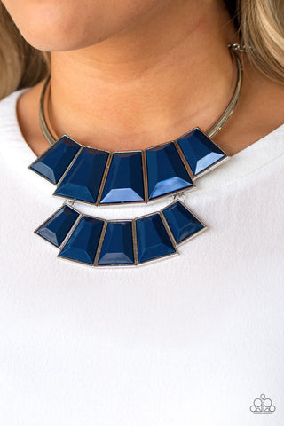 Lions, TIGRESS, and Bears Blue Paparazzi Necklace