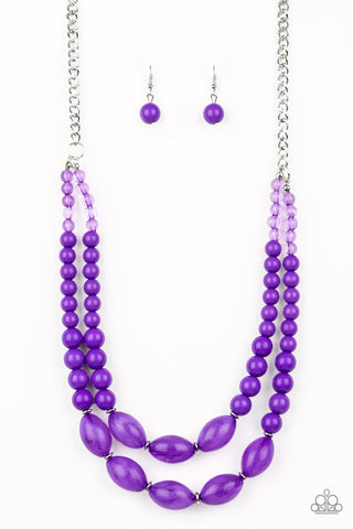 Sundae Shoppe Purple Paparazzi Necklace