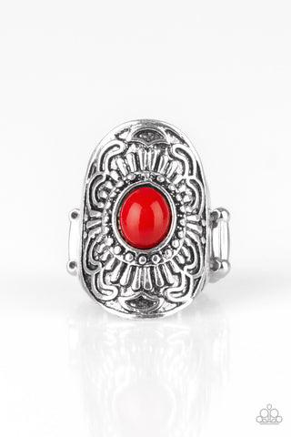 The ZEST of the ZEST Red Paparazzi Ring