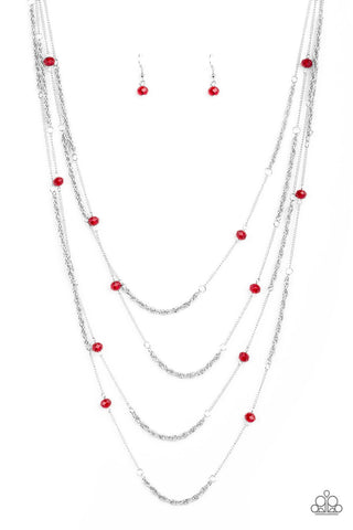 Open for Opulence Red Paparazzi Necklace