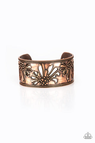 Where the WILDFLOWERS Are Copper Paparazzi Bracelet