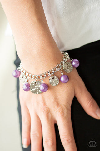 SEA in a New Light Purple Paparazzi Bracelet