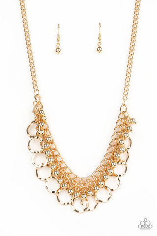 Ring Leader Radiance Gold Paparazzi Necklace