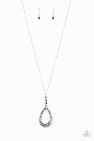 Red Carpet Royal Silver Paparazzi Necklace