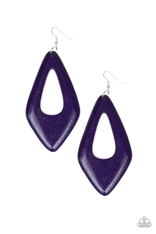 A SHORE Bet Purple Paparazzi Earrings