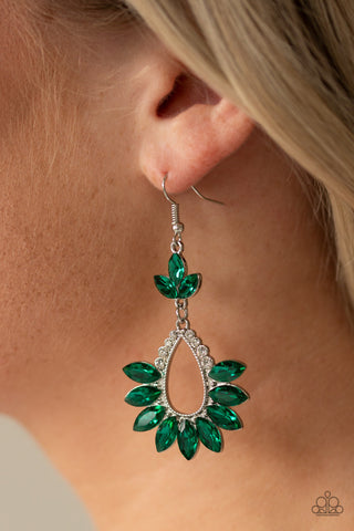 Extra Exquisite Green Paparazzi Earrings