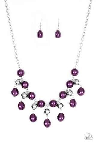 Queen of the Gala Purple Paparazzi Necklace