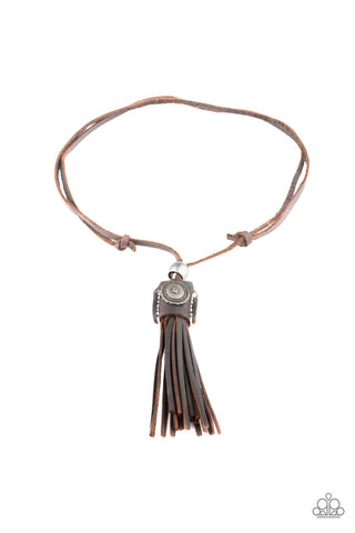 Old Town Road Brown Paparazzi Necklace