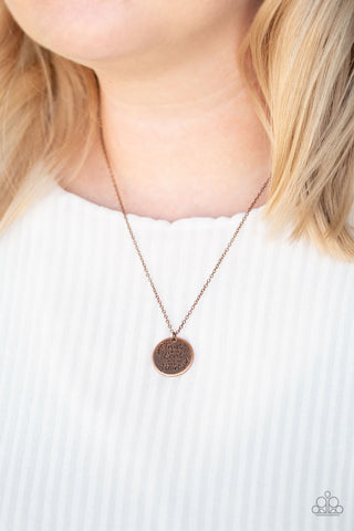 All You Need is Trust Copper Paparazzi Necklace