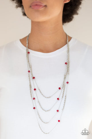 Open for Opulence Red Paparazzi Necklace