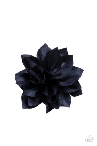 Gala Garden - Blue - Silky Flower Paparazzi Hair Clip