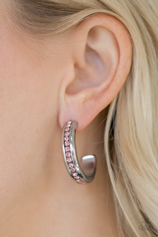 5th Avenue Fashionista Pink Paparazzi Earrings