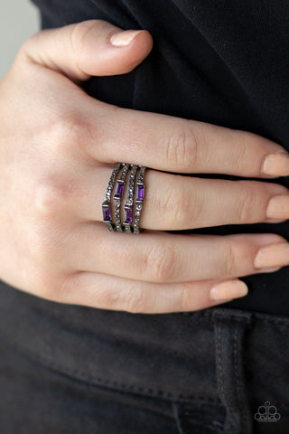 Royal Reflections Purple Paparazzi Ring