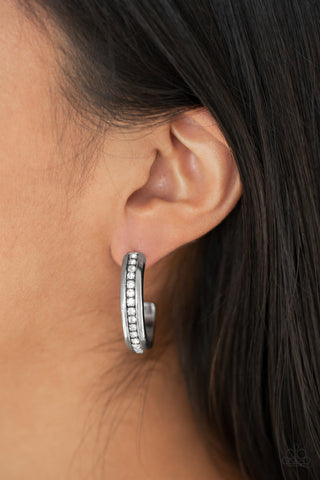 5th Avenue Fashionista White Paparazzi Earrings