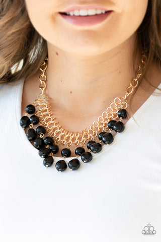 5th Avenue Fleek Black Paparazzi Necklace