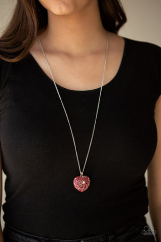 Love is All Around Red Paparazzi Necklace