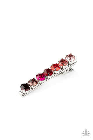 Bedazzling Beauty Multi Pink Paparazzi Hair Clip
