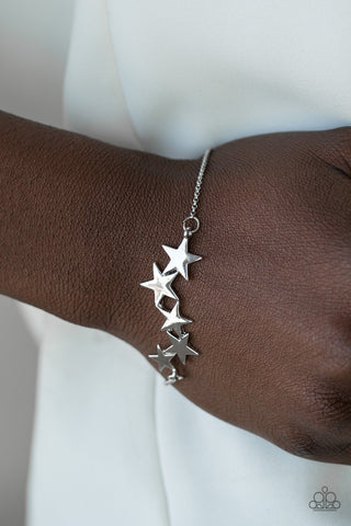 All-Star Shimmer Silver Paparazzi Bracelet