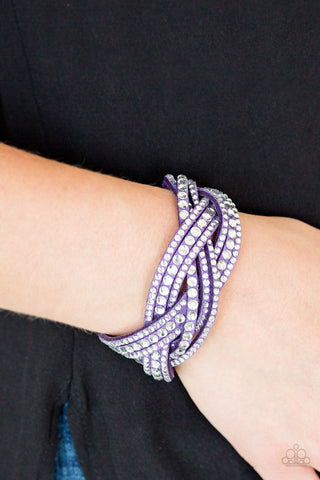 Bring on the Bling Purple Paparazzi Bracelet