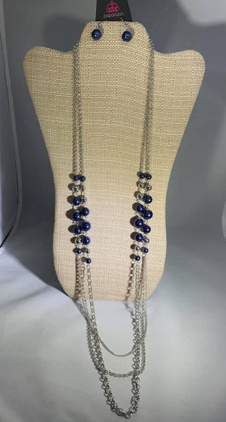 Charmingly Colorful Blue Paparazzi Necklace