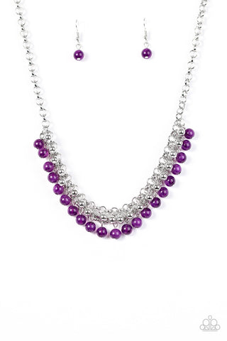 Coyly Colorful Purple Paparazzi Necklace