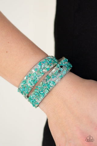 CRUSH to Conclusions Green Paparazzi Bracelet