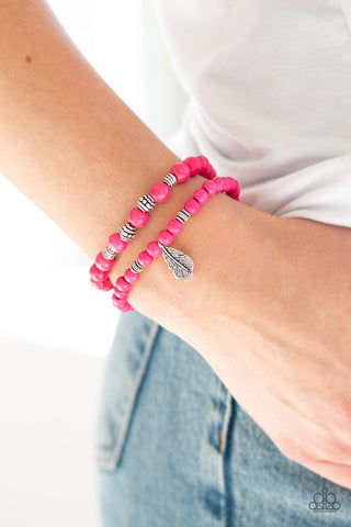 Desert Dove Pink Paparazzi Bracelet
