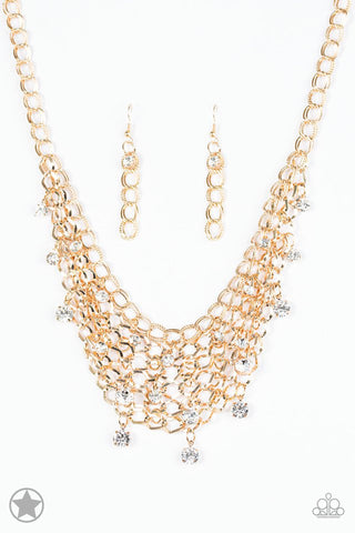 Fishing for Compliments Gold Paparazzi Necklace
