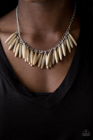 Full of Flavor Brown Paparazzi Necklace