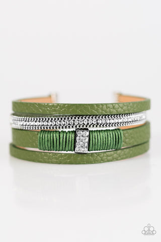 Glamor-azzi Green Paparazzi Bracelet