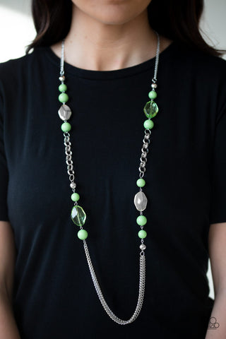 Marina Majesty Green Paparazzi Necklace