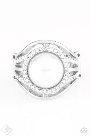Pampered in Pearls White Paparazzi Ring