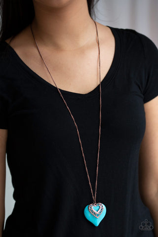 Southern Heart Copper Paparazzi Necklace