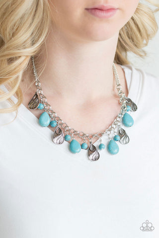 Terra Tranquility Blue Paparazzi Necklace