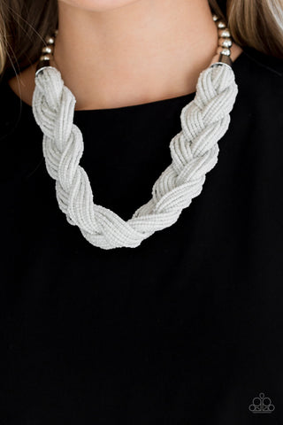 The Great Outback White Paparazzi Necklace