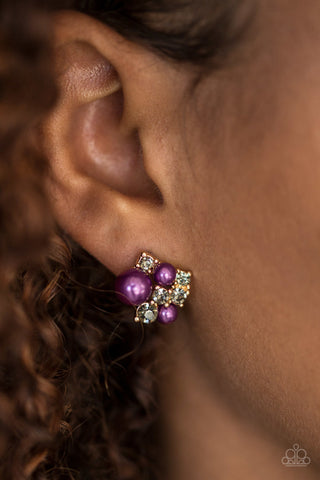 The Hostess with the POST-est Purple Paparazzi Earrings