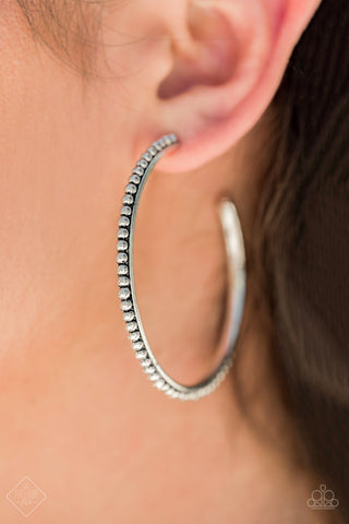 Totally on Trend Silver Paparazzi Earrings