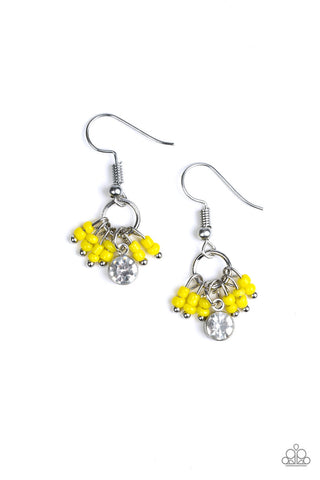Twinkling Trinkets Yellow Paparazzi Earrings